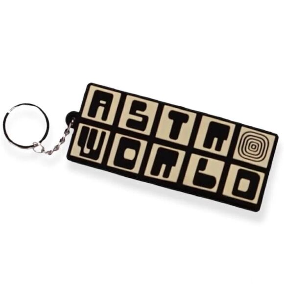 Travis Scott Astroworld 2021 Sign Logo Keychain - Picture 1 of 1